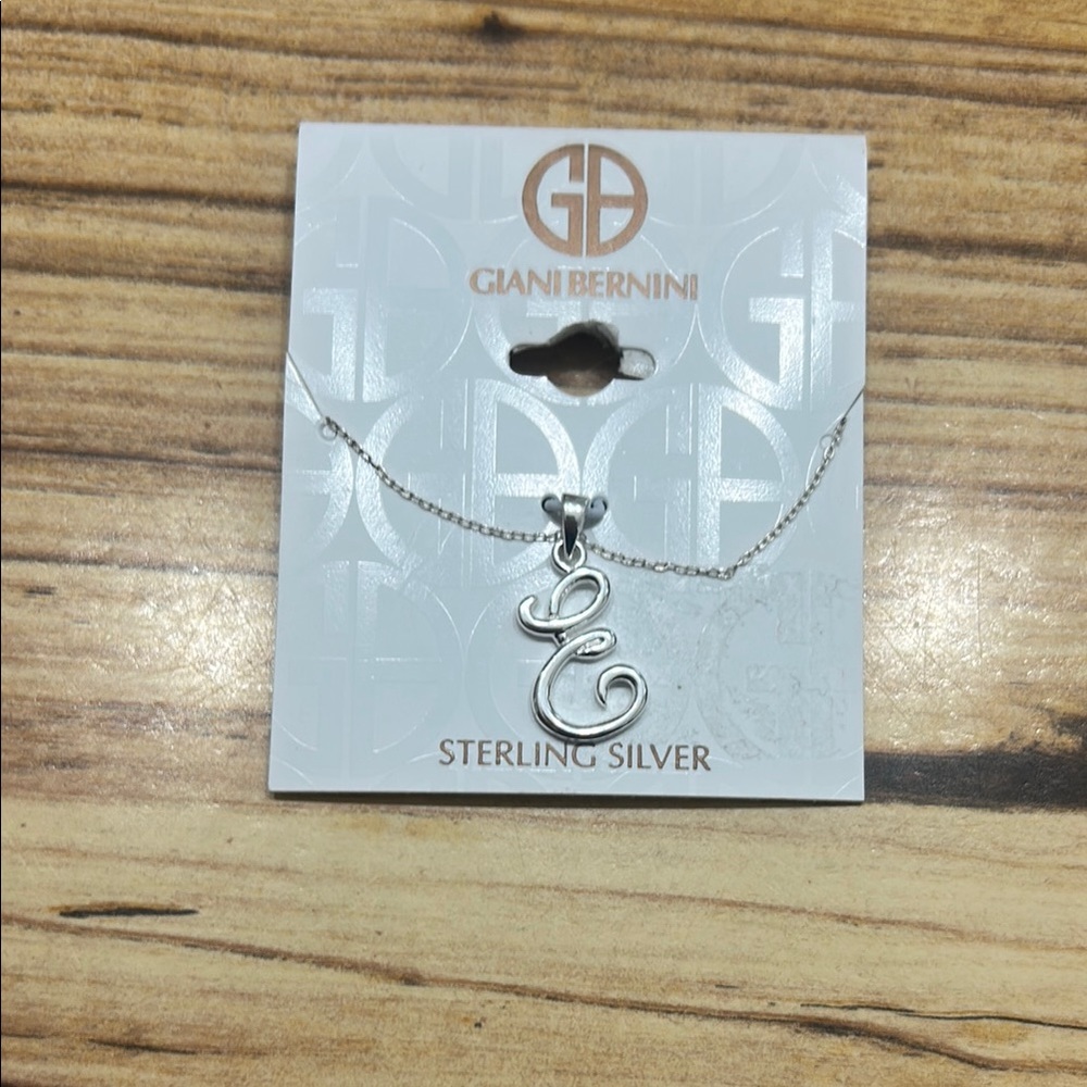 Giani Bernini Silver Crescent Moon Necklace